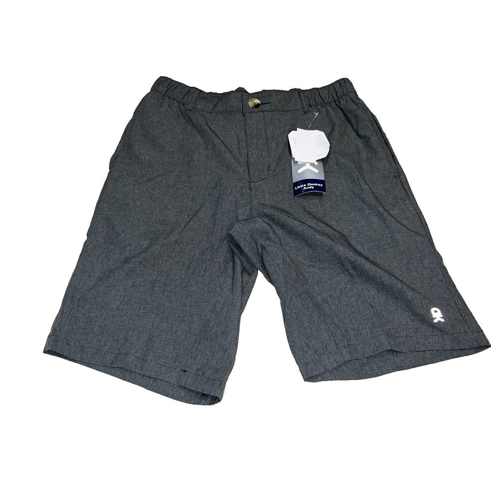 New Little Donkey Andy Dry Tech UV Protection Gray Shorts MENS Gray‎ Sz Small
